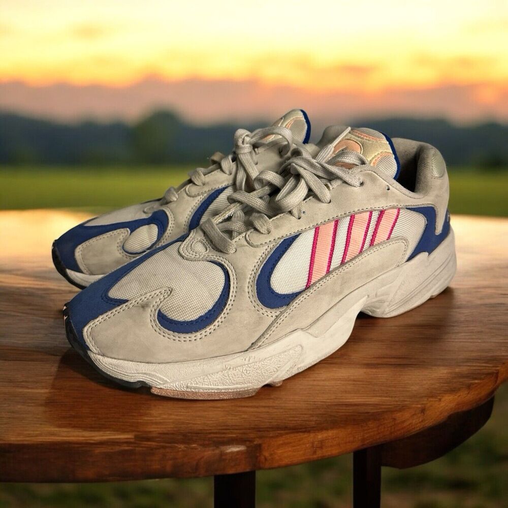 ADIDAS TORSION MALE Men’s SNEAKERS SZ 10 MULTICOLOR Pink Blue White